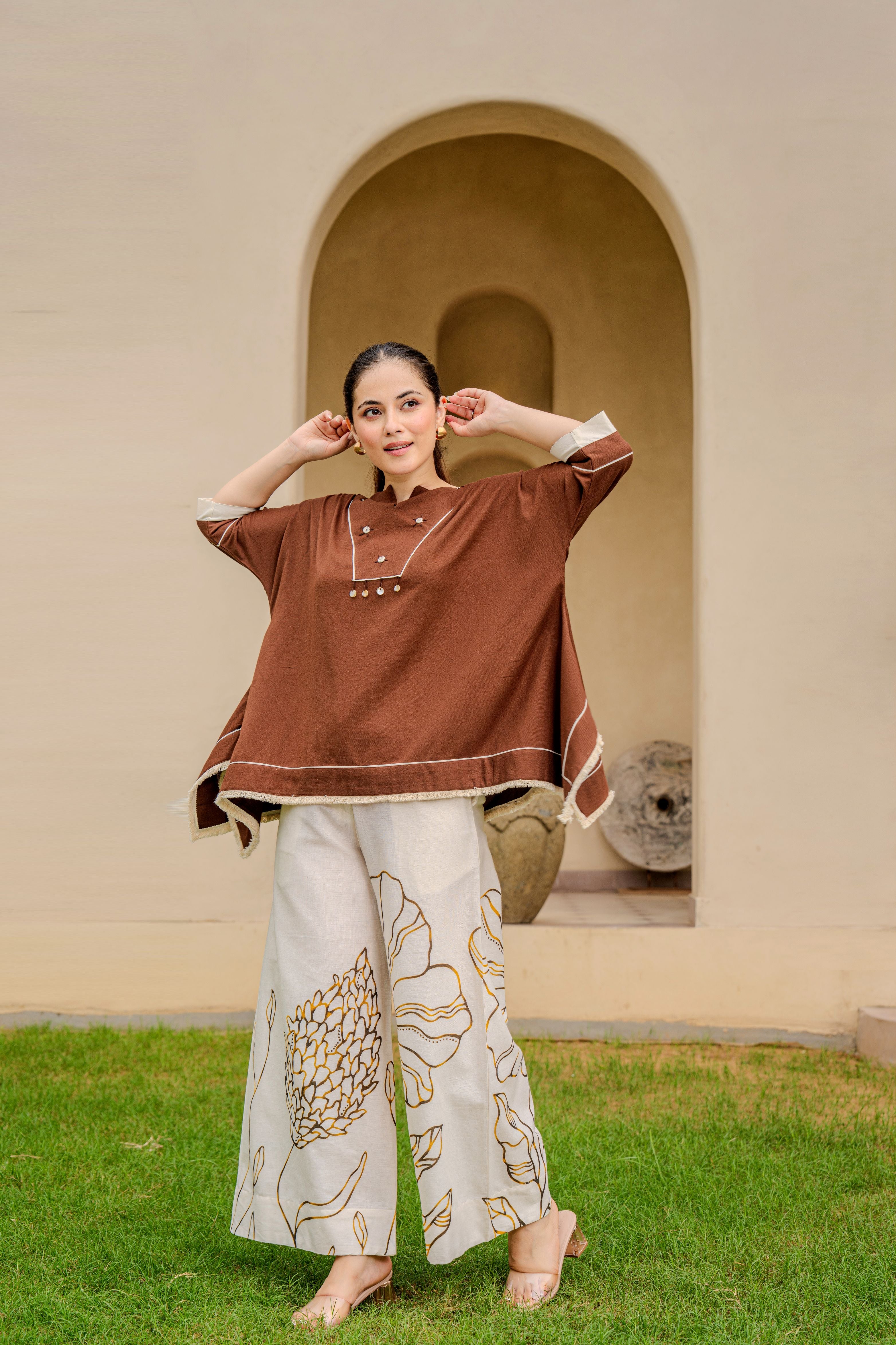 Cocoa Bloom Co-ord Set