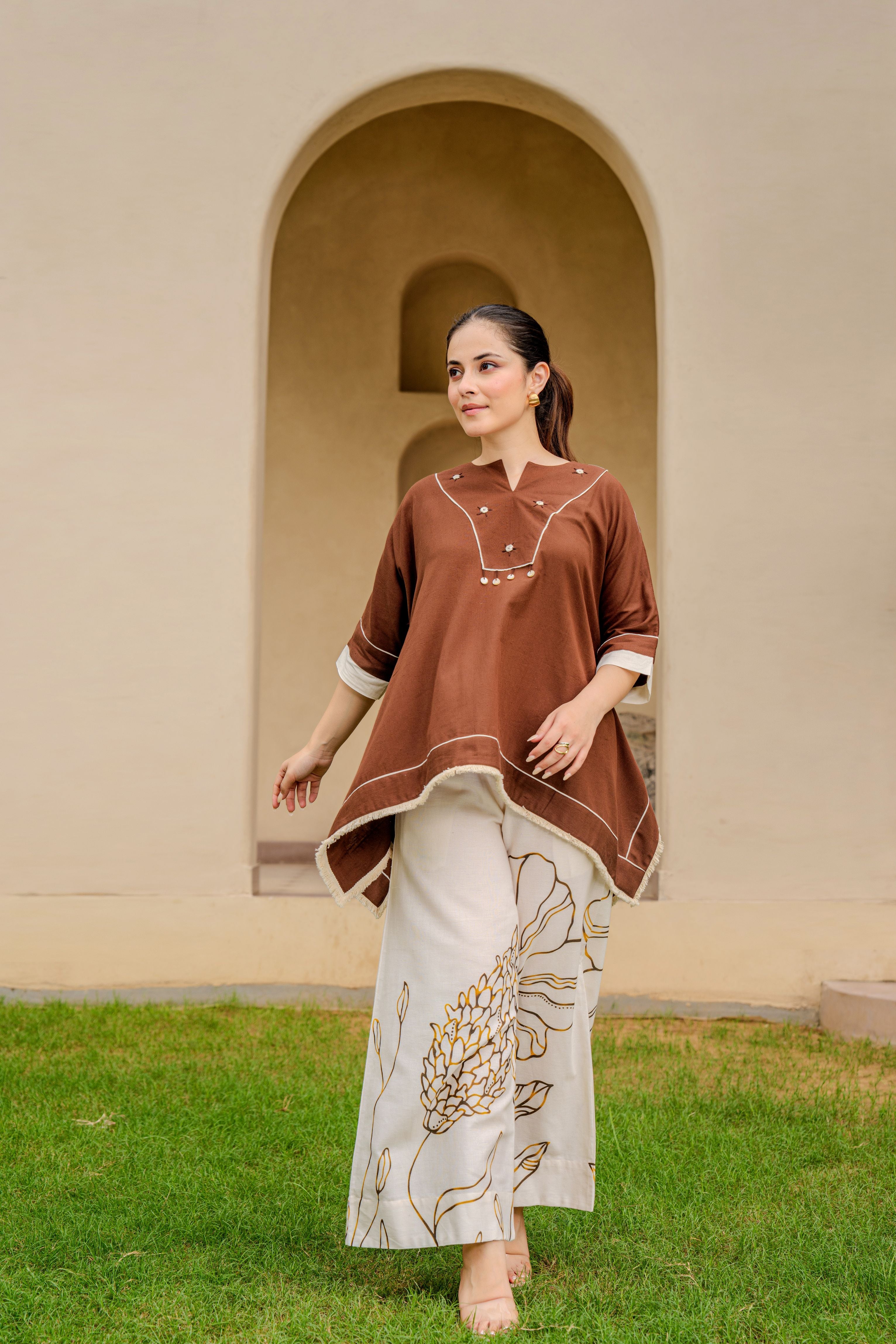 Cocoa Bloom Co-ord Set