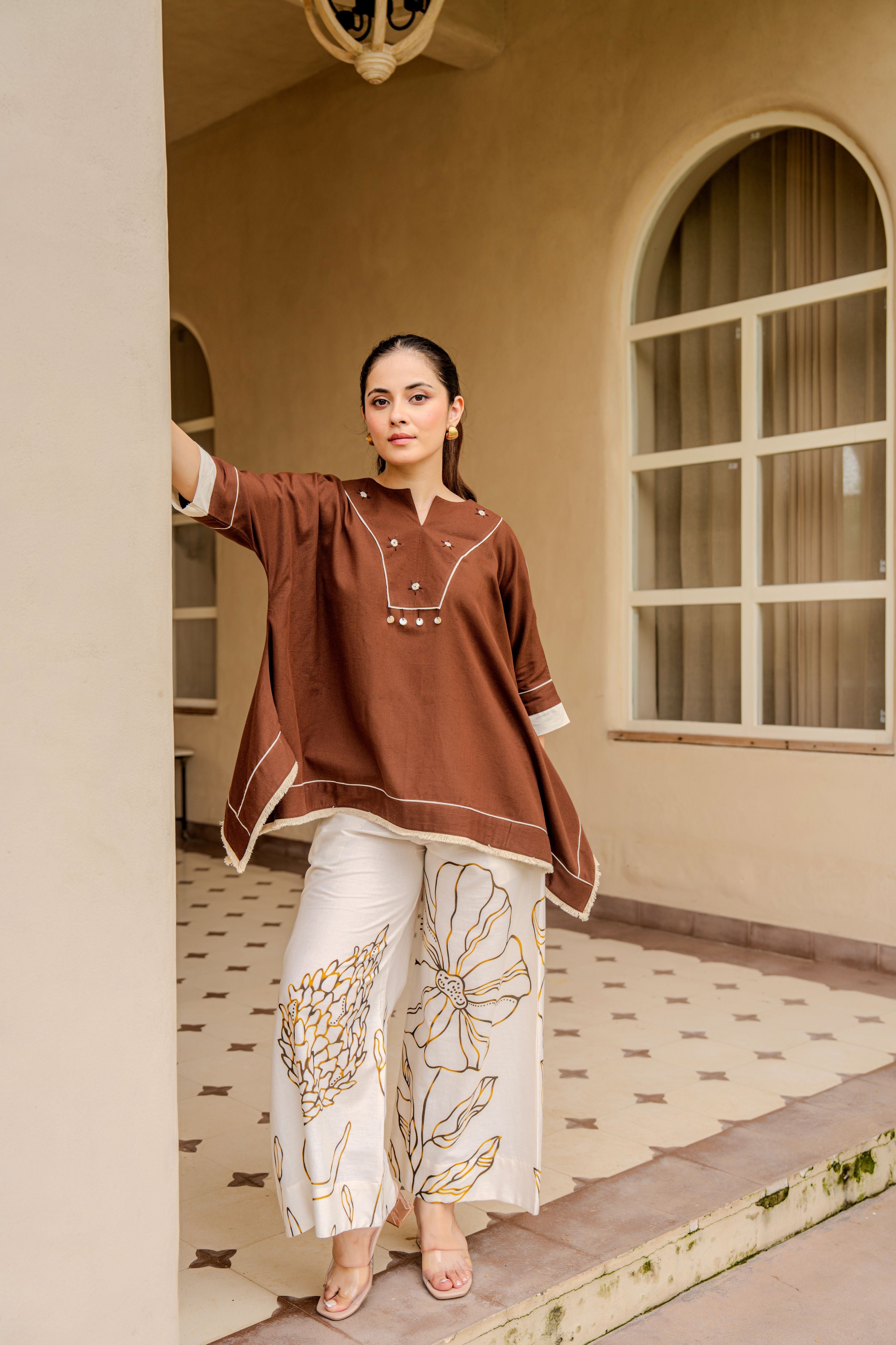 Cocoa Bloom Co-ord Set