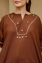Cocoa Bloom Co-ord Set