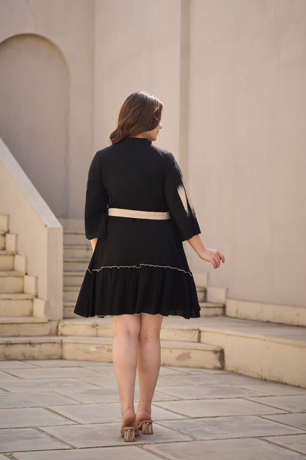 Midnight Mirage Shirt Dress