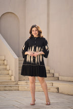 Midnight Mirage Shirt Dress