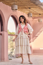Blush Bloom Layered Dress
