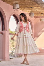 Blush Bloom Layered Dress