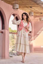 Blush Bloom Layered Dress