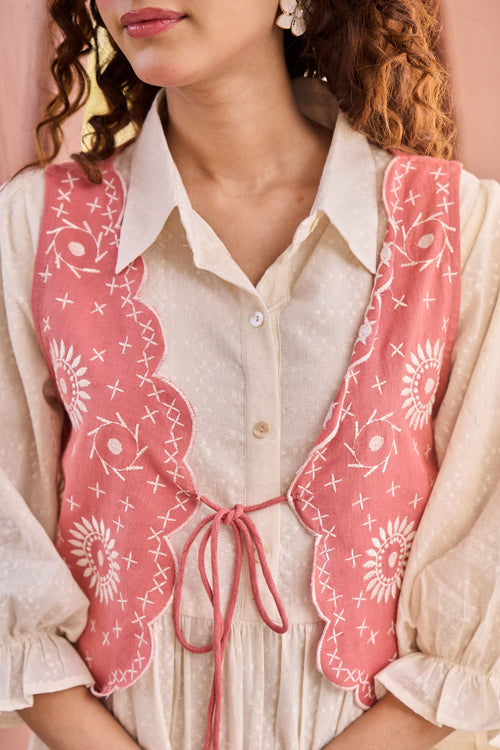 Blush Bloom Layered Dress