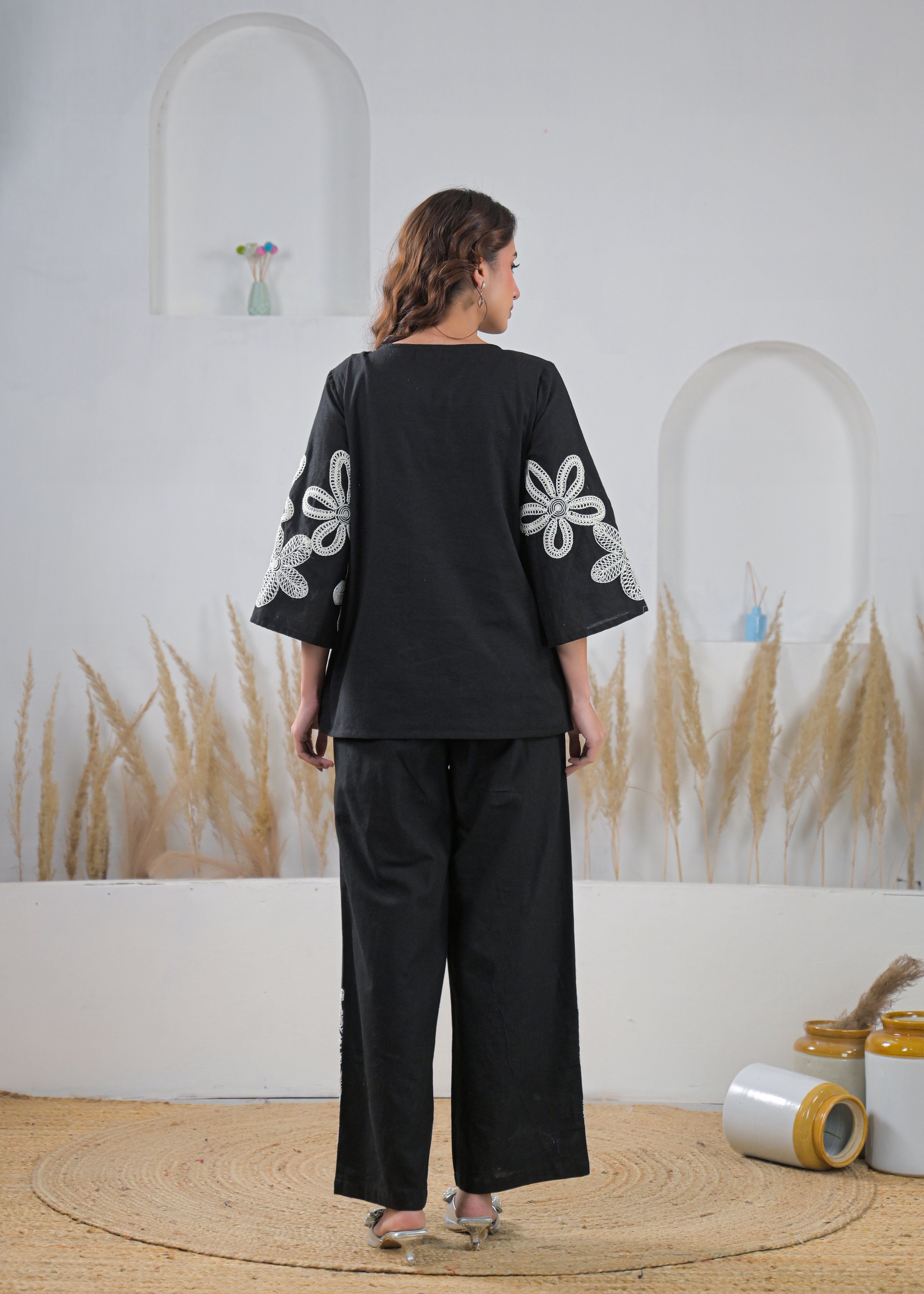 Midnight Bloom Co-Ord Set