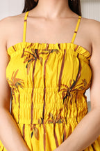 Sunny Palm Breeze Maxi Dress