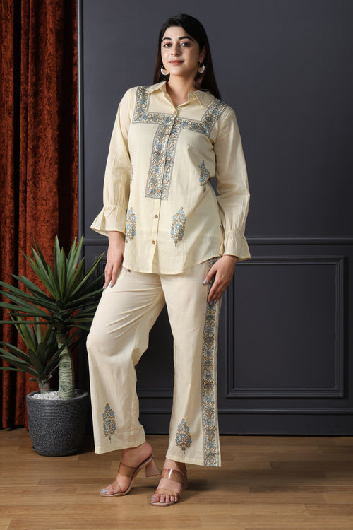 Butter Bloom Cotton Co-Ord Set