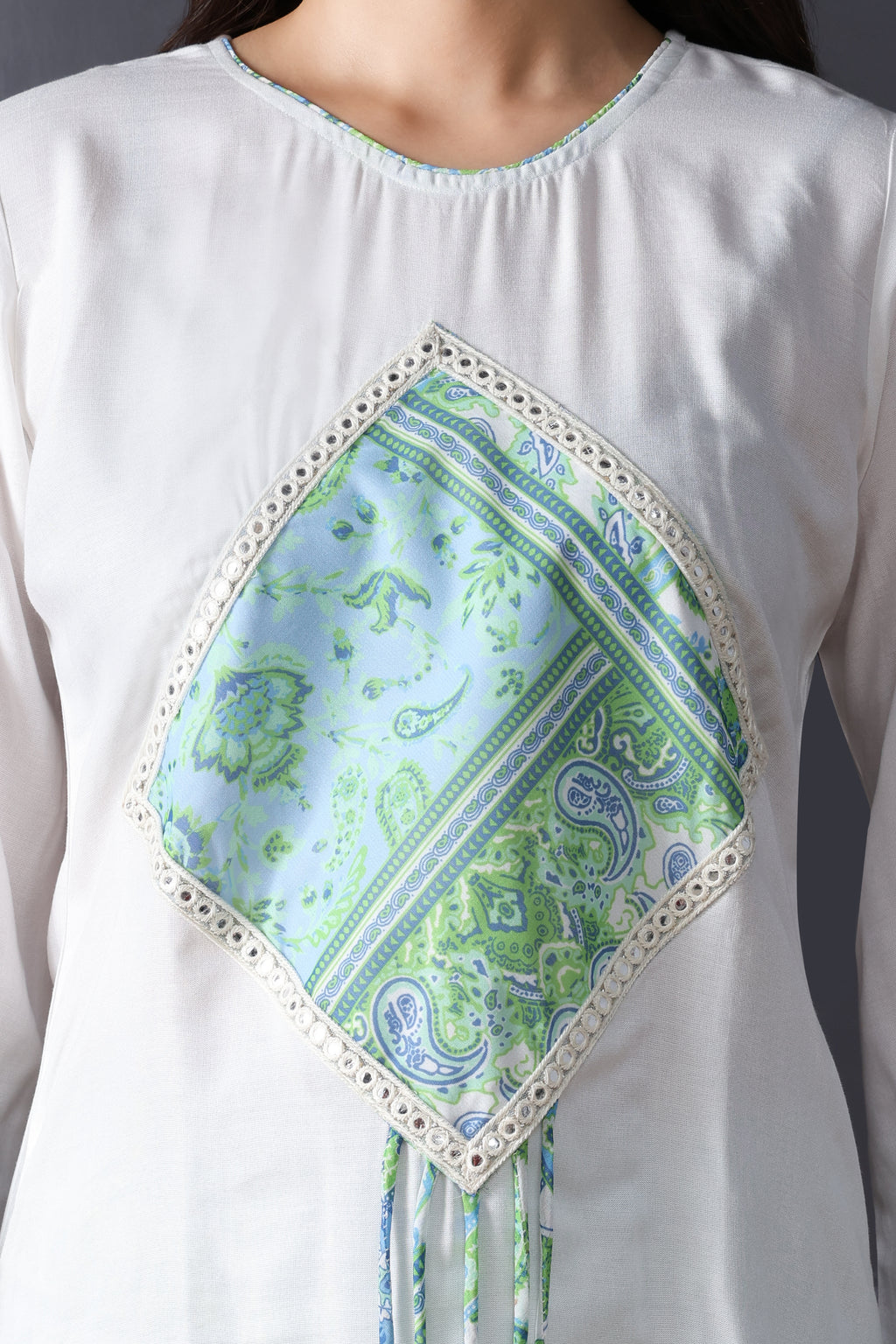 Aqua Heritage Kurta Set