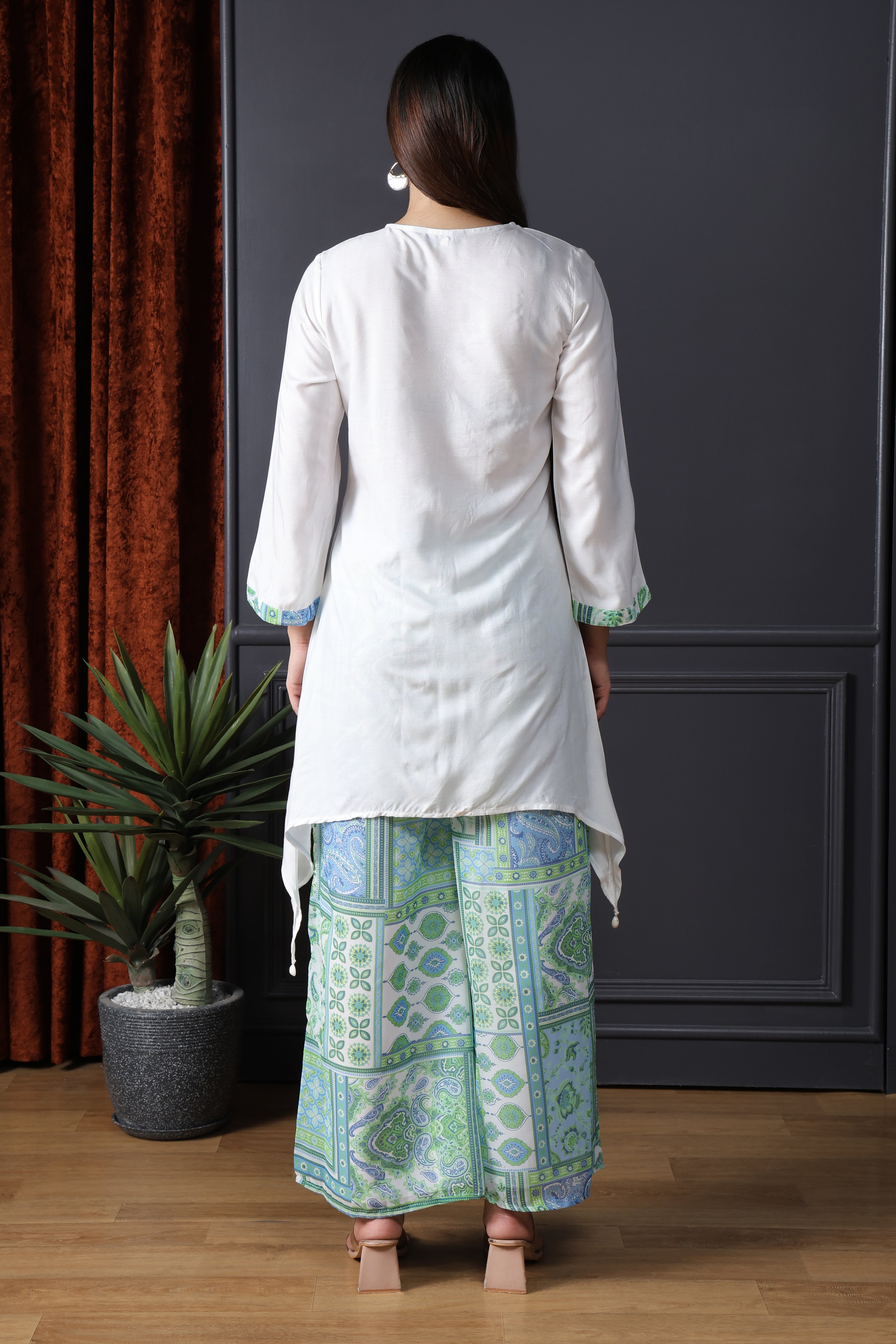 Aqua Heritage Kurta Set
