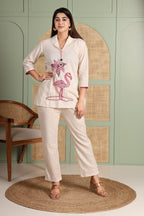 Flamingo Bloom Co-Ord Set