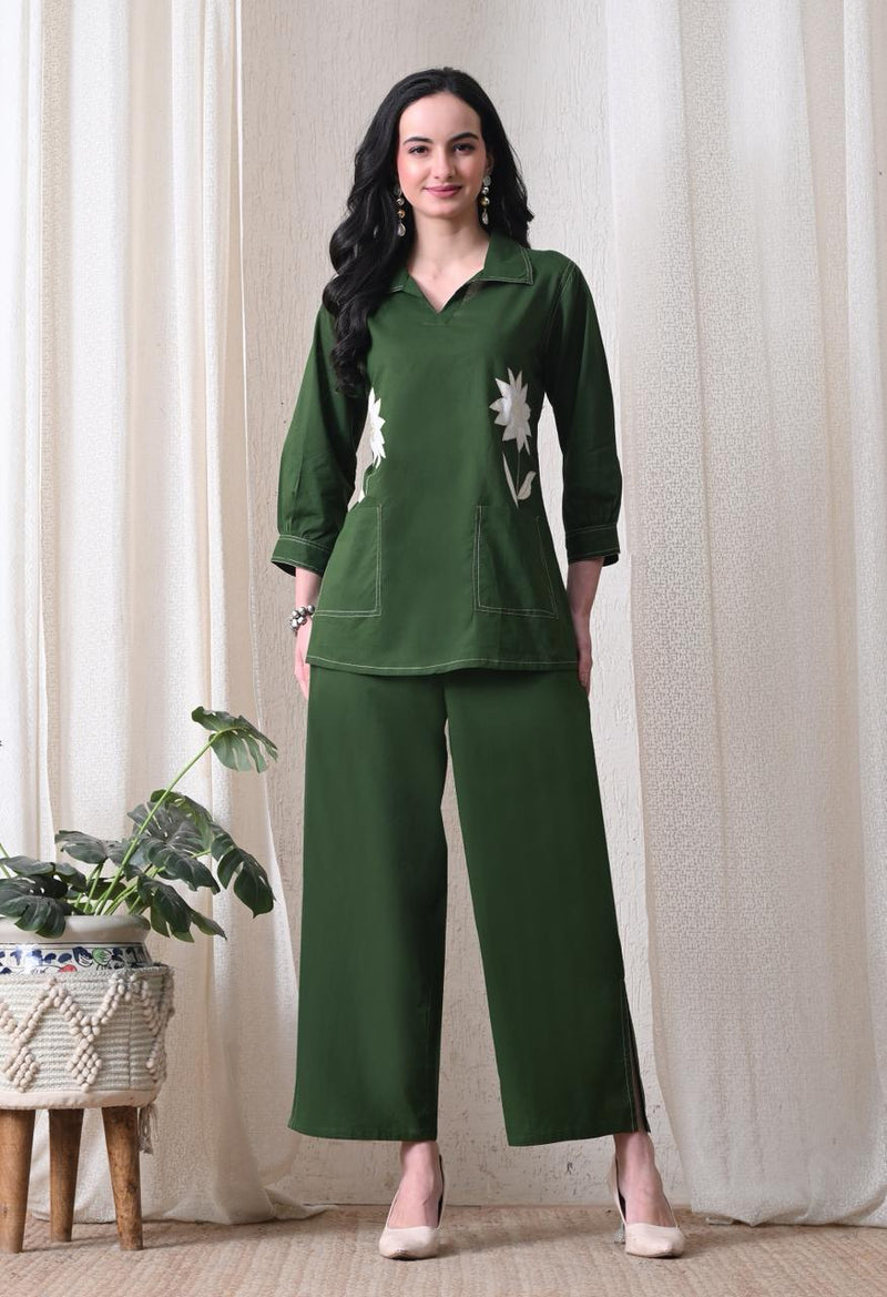 Emerald Bloom Co-Ord Set