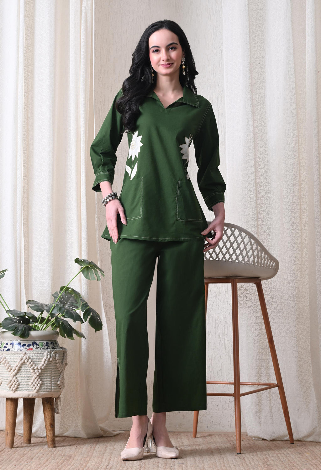 Emerald Bloom Co-Ord Set