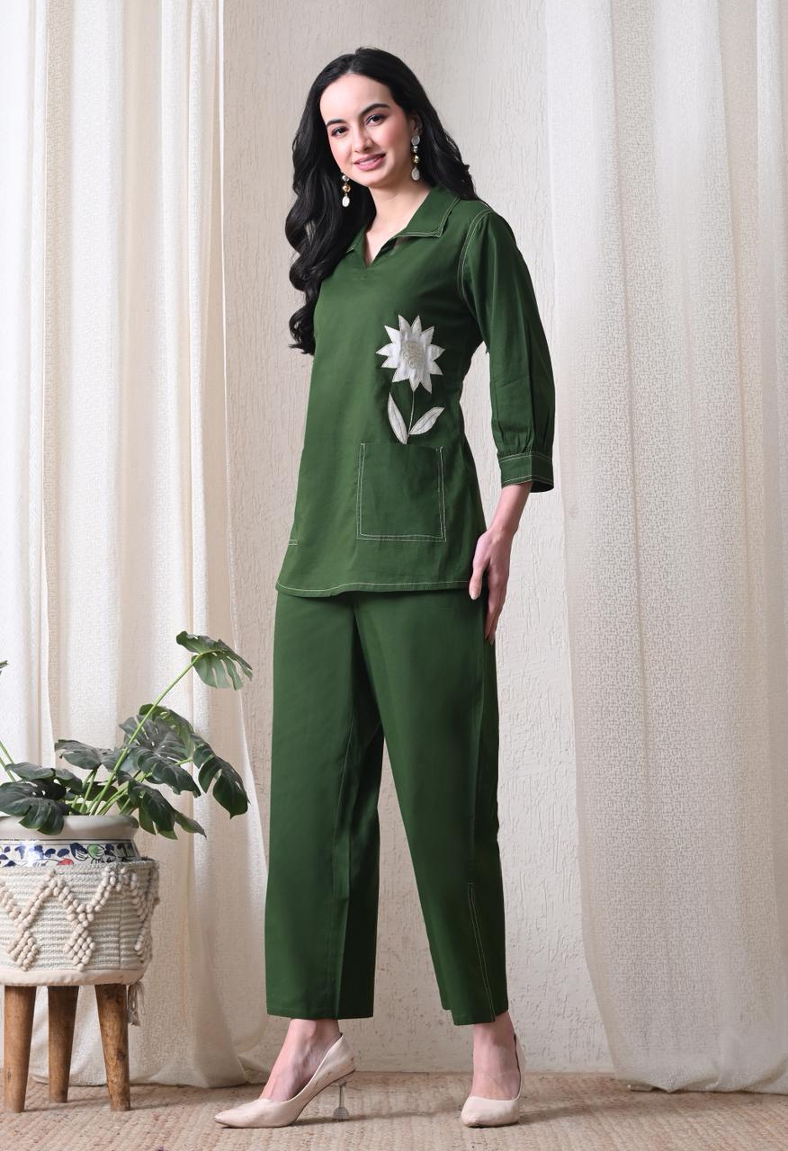 Emerald Bloom Co-Ord Set