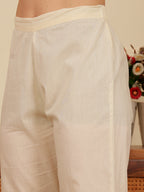 Women's Cotton Tunic With Cow Print Mustard Yellow & Off White